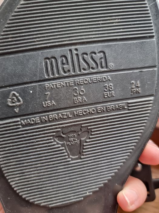 Melissa czarne beżowe złote sandały pachnące oryginalne 37 38 24 cm