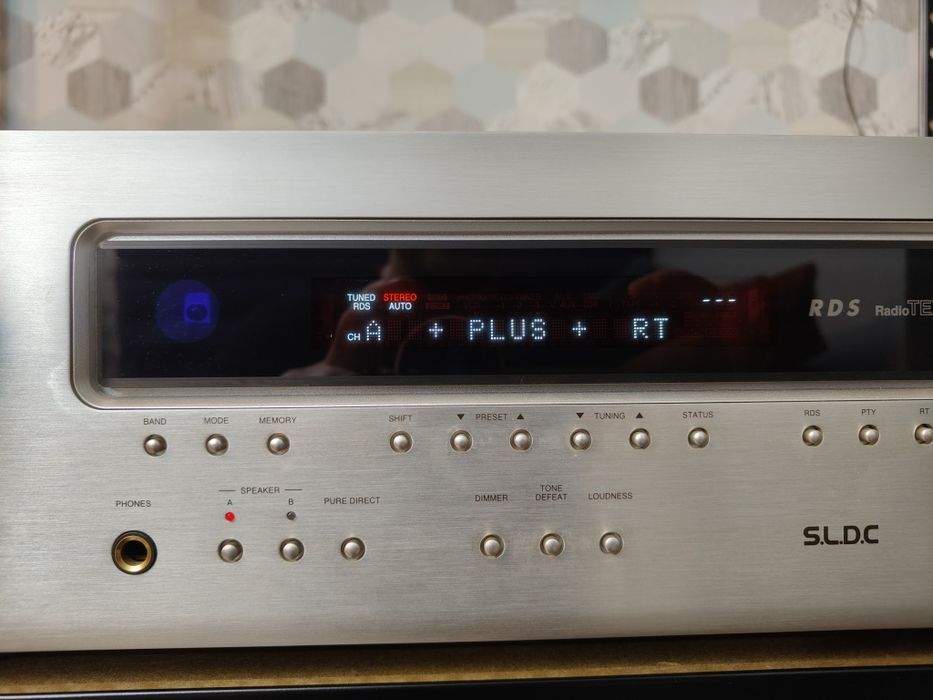 Amplituner Denon DRA-500AE srebrny