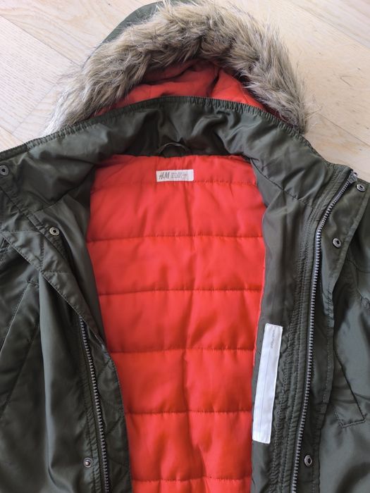 Kurtka zimowa chłopięca parka 146 H&M