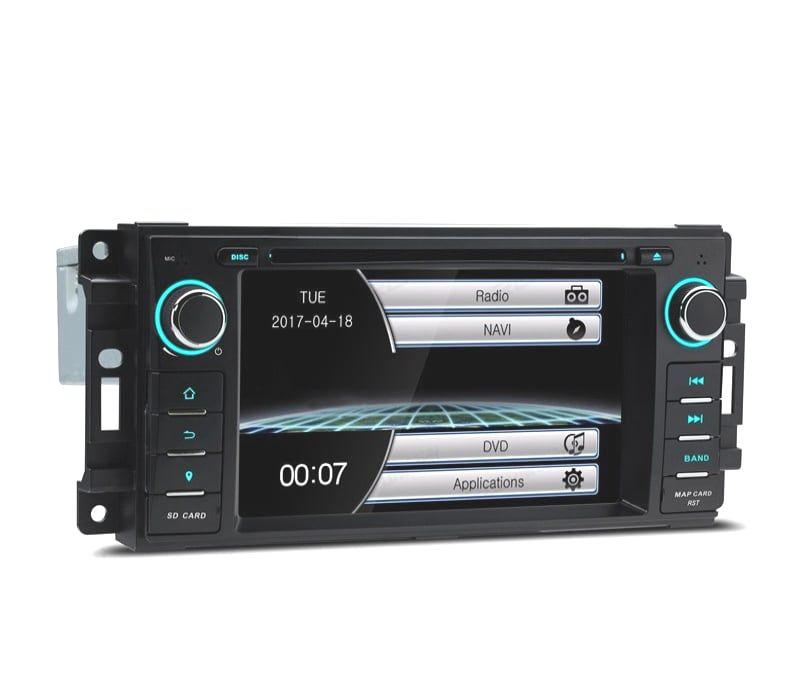AUTO RADIO PARA JEEP WRANGLER 07-12 GRAND CHEROKEE 08-11 USB GPS TACTIL 6.2" HD
