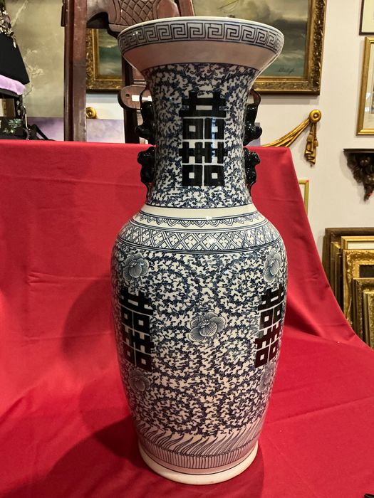Vaso oriental white blue 60 cm.  Anúncios abaixo