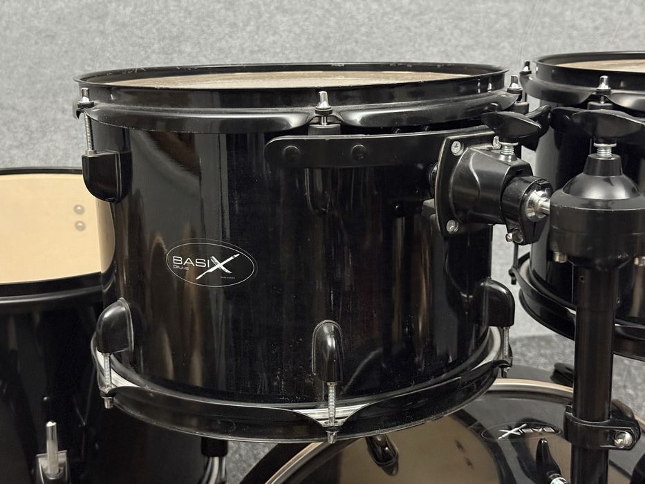 ++ BASIX Classic Custom Black - PERKUSJA Akustyczna zestaw werbel ++