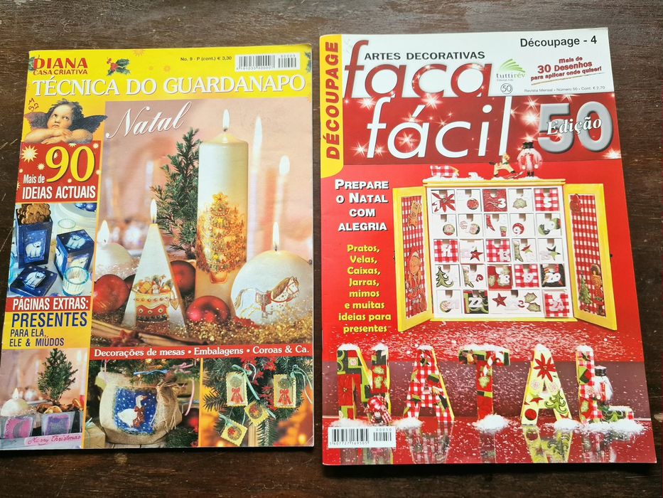 Uma Revista Técnica do Guardanapo e uma de Artes Decorativas