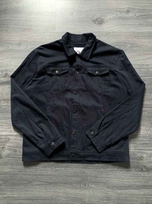 Куртка сорочка zara denim jacket овершот