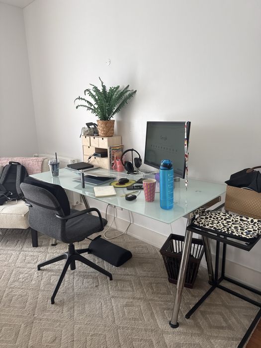 Secretaria vidro 160x80