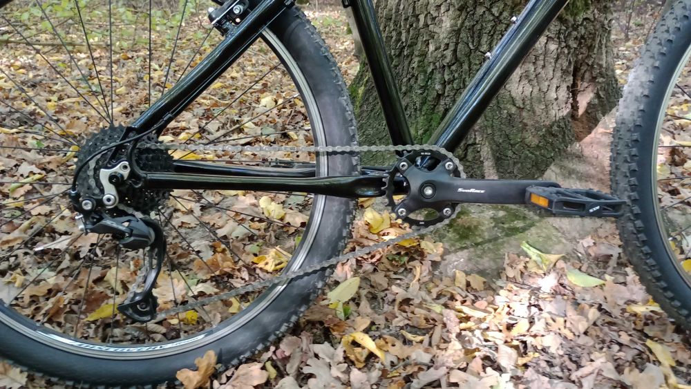 Rower górski jak nowy, koła 26 cali, rama 17 cali, napęd 1x9