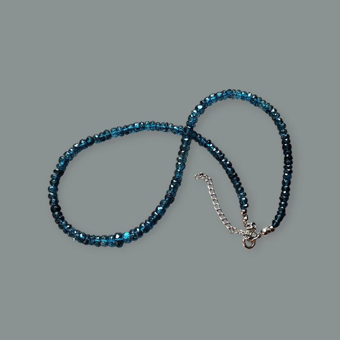 Naszyjnik London Blue Topaz – Głębia Oceanu