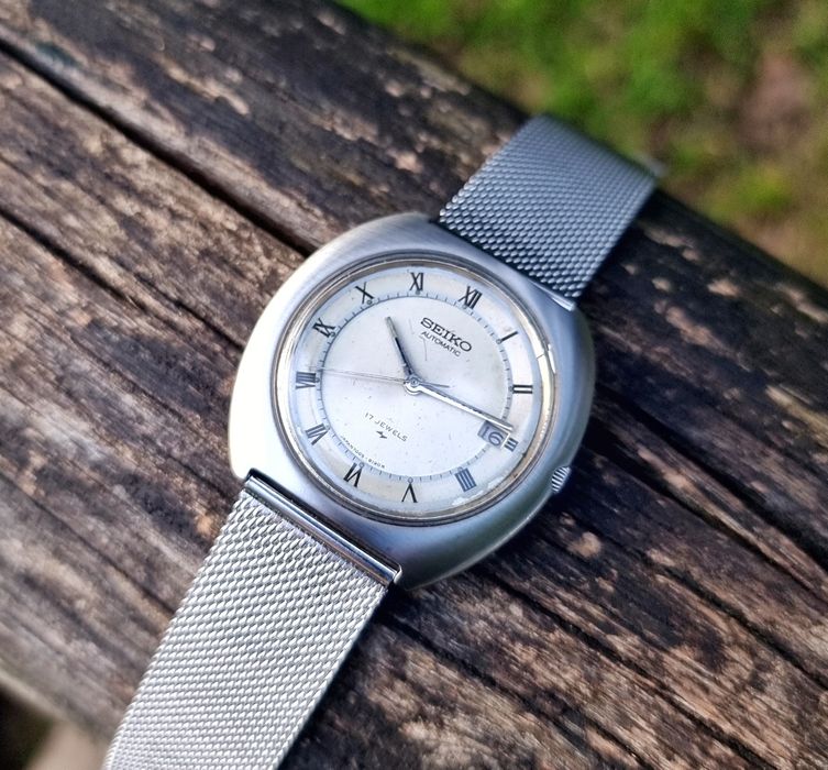 Relógio vintage mecânico automático Seiko cal. 7005 (Maio 1971)