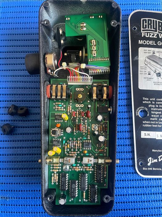Pedal Vintage Raro - Jim Dunlop Wha Fuzz GCB95-FW