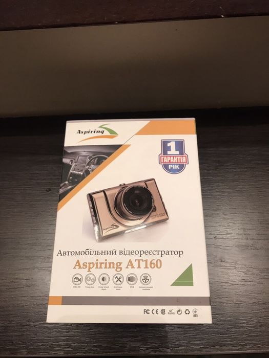 Автомобильный видеорегистратор Aspiring AT160 новый