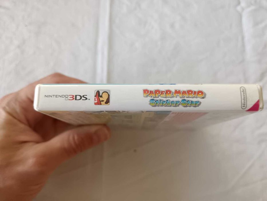 Paper Mario: Sticker Star (3DS, PAL FR) – Caixa, Manual e Cartão Club Intacto