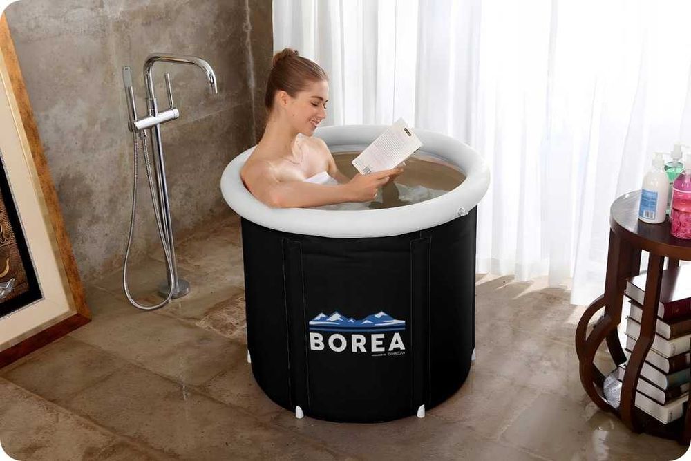 Wanna do morsowania składana beczka balia lód 360l termometr