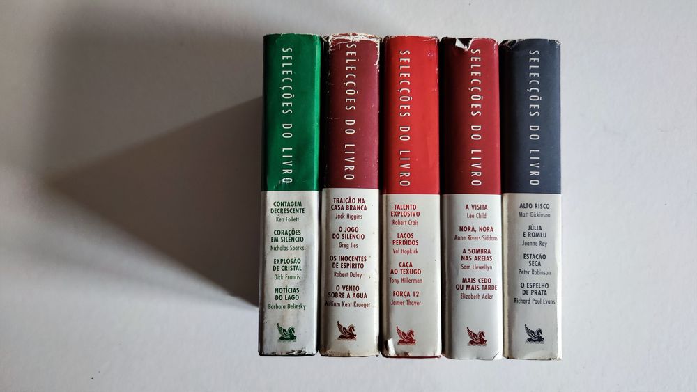 Lote de 5 livros da série "Selecções do Livro", Reader's Digest