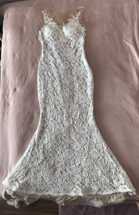 Suknia ślubna syrenka