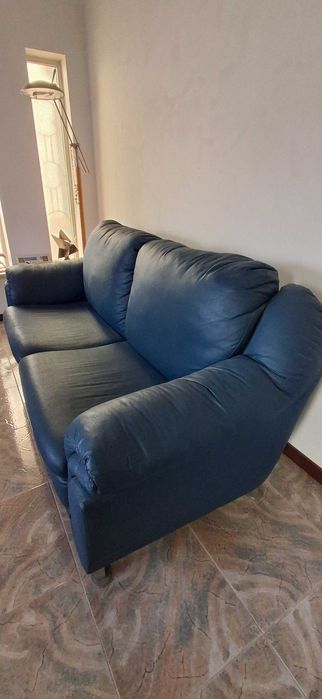 Sofa 2 lugares azul