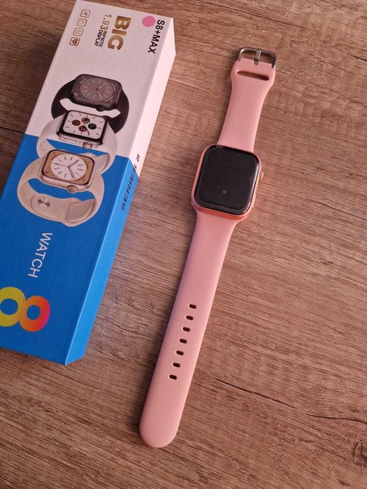 Smartwatch 8 różowy nowy