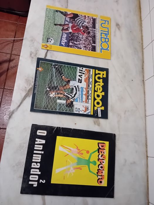 Conjunto de 3 Revistas Desporto Anos 80