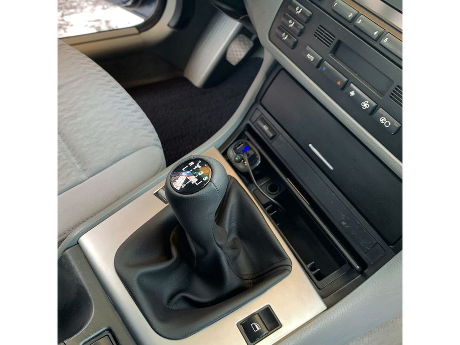 BMW 3 серія E46 1998-2006 рр. Чохол КПП + ручка OEM (кожзам)