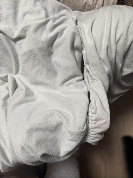 Prześcieradło 90 - 100 x200 szare 2szt.