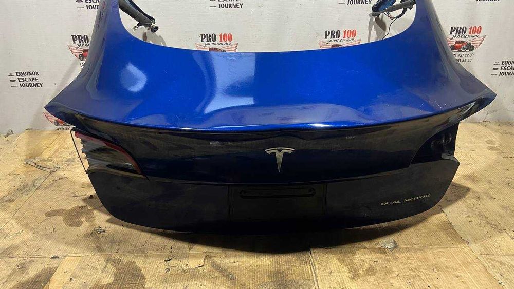 Ляда кляпа кришка багажника синій PPSB Тесла Tesla Model 3 2018 - 2023