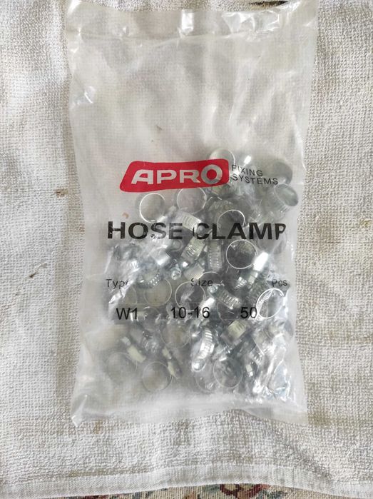 Хомут червячний APRO (8-12,  20-32, 25-40)