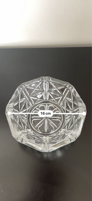 Cinzeiro vidro trabalhado