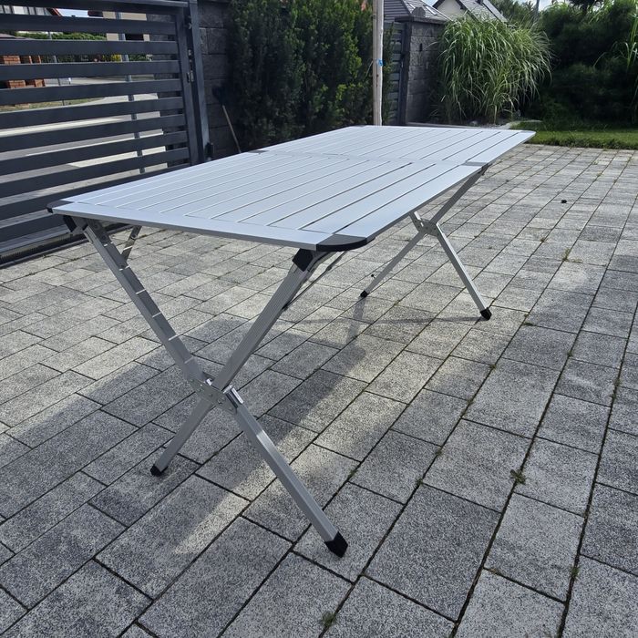 Aluminiowy Stół Kempingowy CampFeuer XL – Duży, Składany, Jak NOWY!