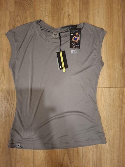 szara koszulka damska treningowa rozm.L iq
