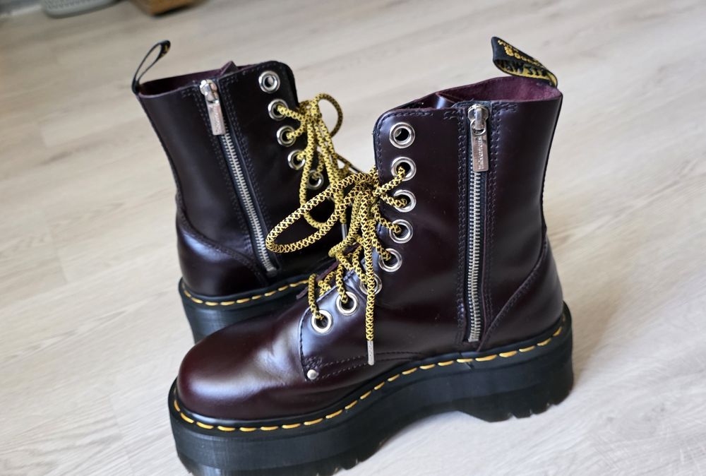 Dr. Martens Jadon Zip Max Oxblood Atlas