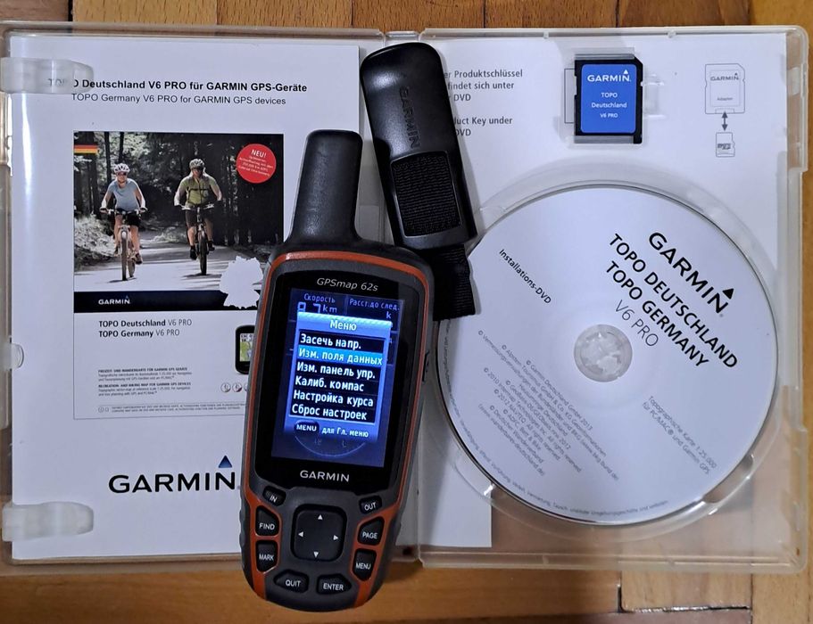 GPS навігатор Garmin GPS map 62s
