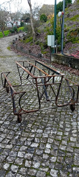 Mesa de ferro estrutura para exterior