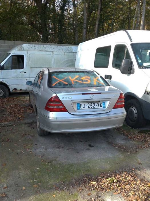 Manete piscas, cruise control, limpa vidros Mercedes C-Classe W203