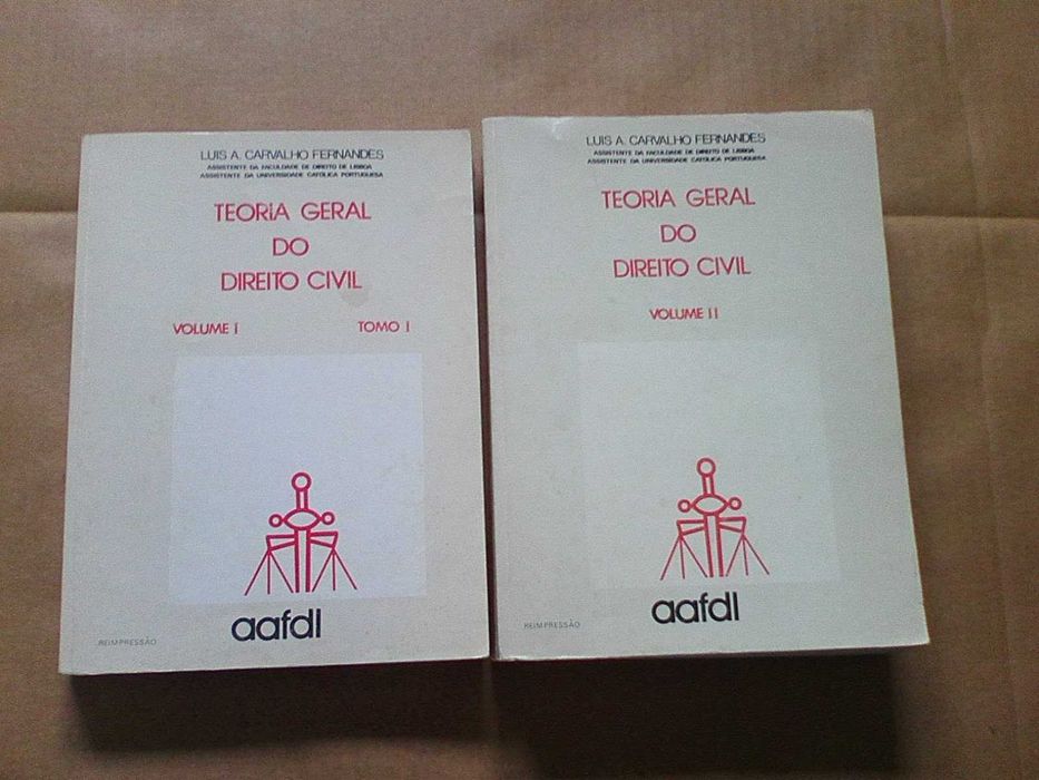 Teoria Geral do Direito Civil  Vol. i Tomo I e Vol II