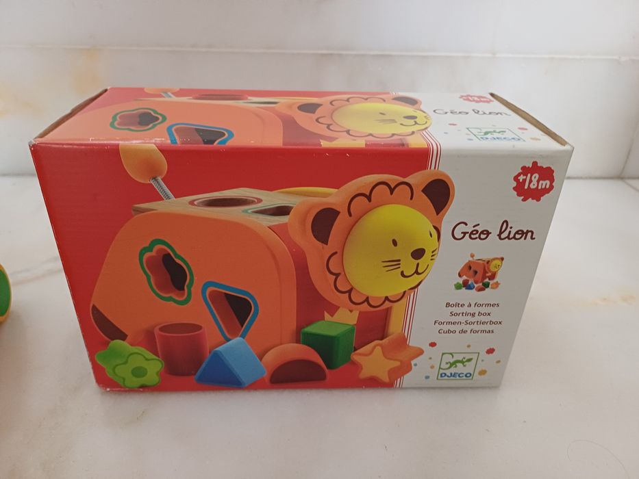 Brinquedo de madeira - Geo Lion da Djeco