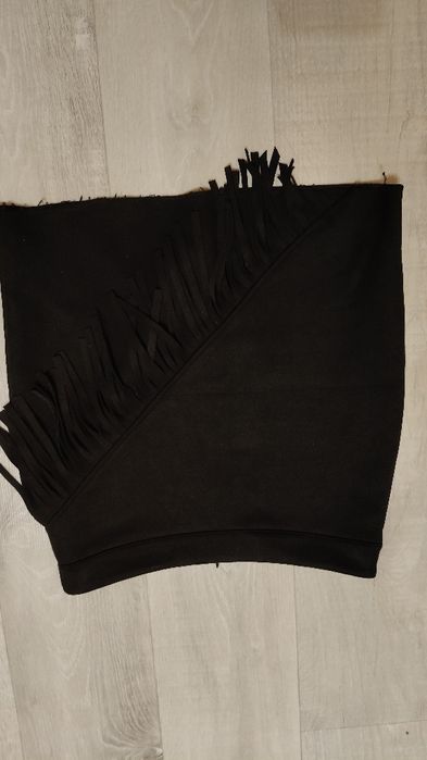 Жіноча спідниця вєльвєтова в рубчик