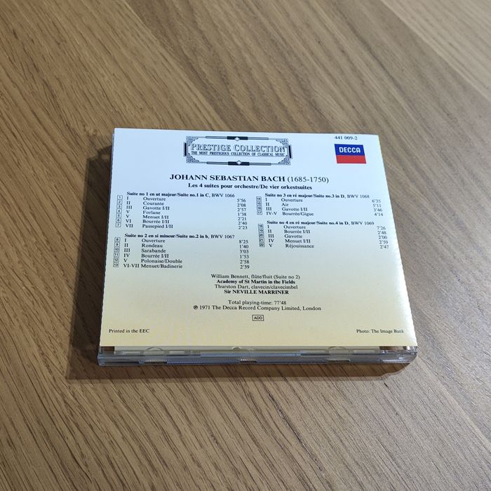 Prestige Collection J.S.Bach The 4 Orchestral Suites