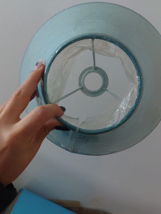 Abajour azul novo e usados.