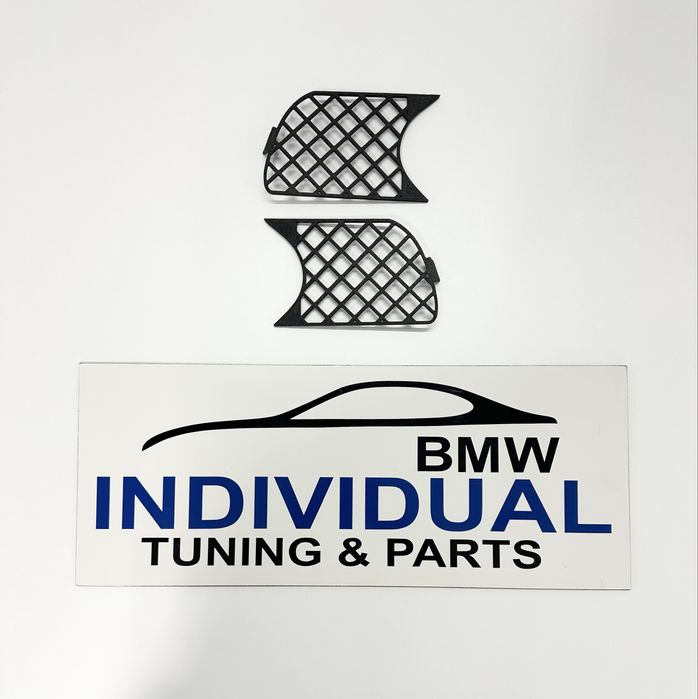 Решітка туманок bmw e46 решітка противотуманних фар BMW E46 решітка в бампер бмв е46 під м бампер м тех м пакет m paket m tex M-tech 2