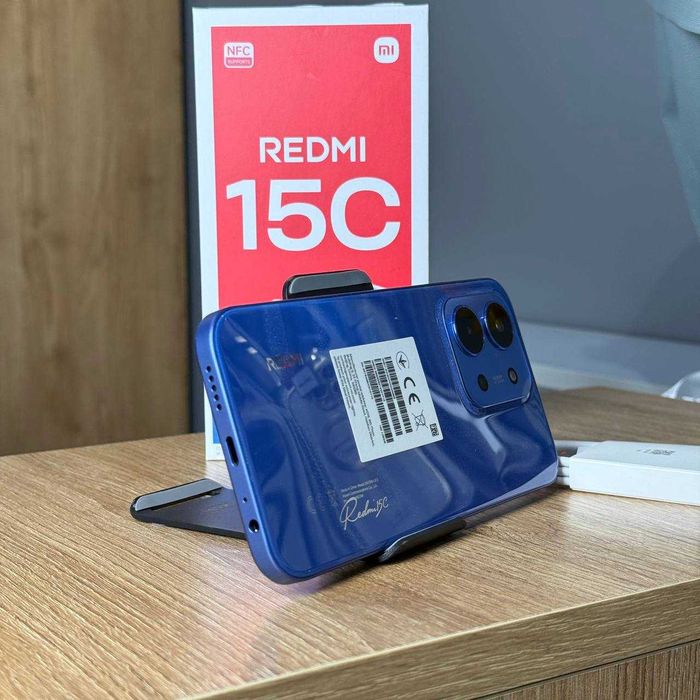 НОВИЙ Телефон Xiaomi Redmi 15C 8/256Gb NFC Blue Купити Смартфон