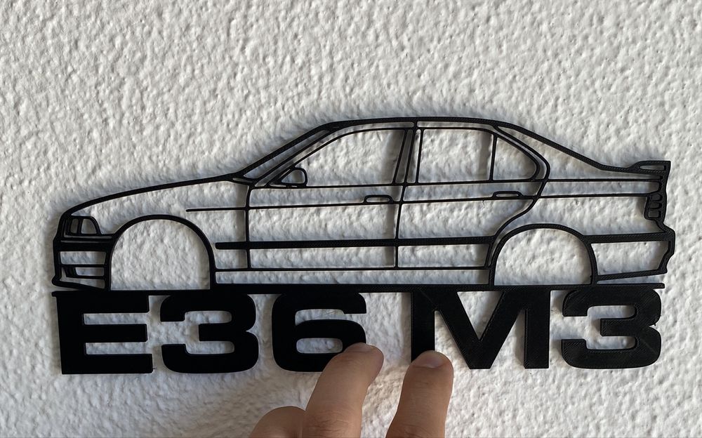 Decoração de parede BMW E36