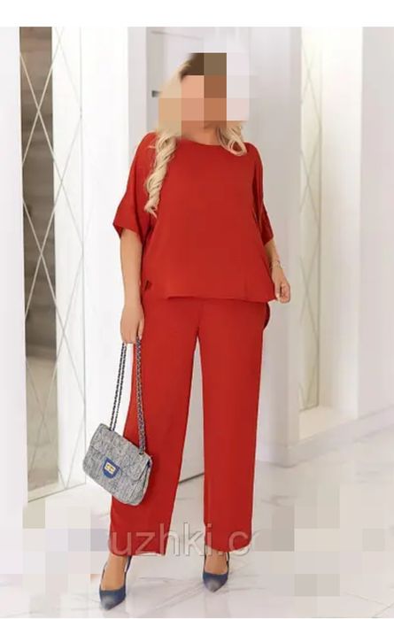 Брючний нарядний костюм 50-52