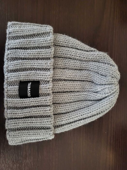 Nowa czapka zimowa Tabasko OSTR szara ciepła