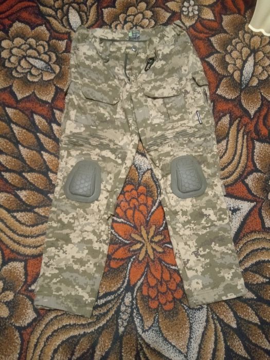 Штани тактичні зсу піксель з наколінниками