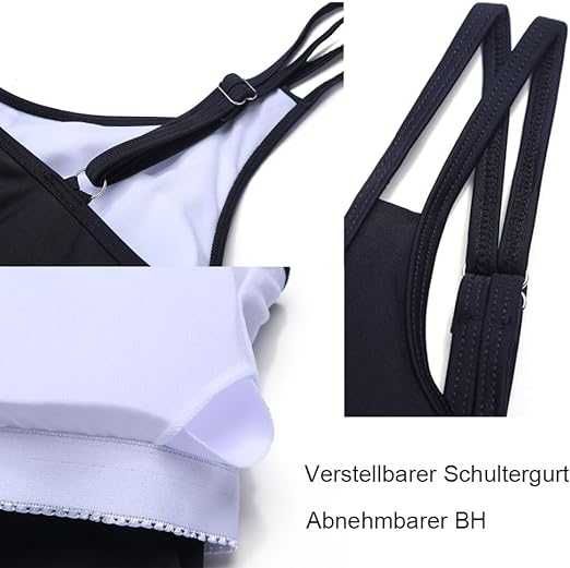 Nowy strój kąpielowy / koszulka / spodenki / tankini !XL/XXL! 8182!