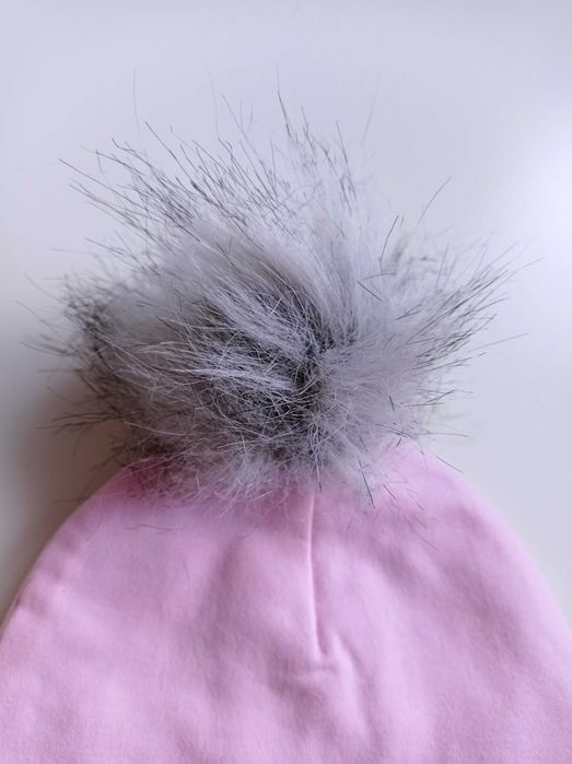 Komplet zimowy czapka i chusta Handmade 1-2 lata