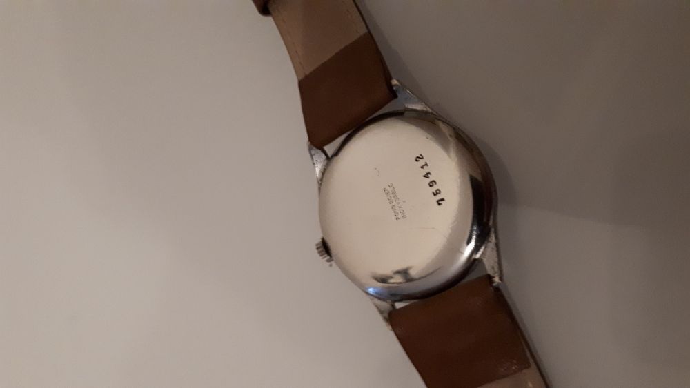 Relógio Antigo vintage Favorit Watch Swiss from 40's black dial