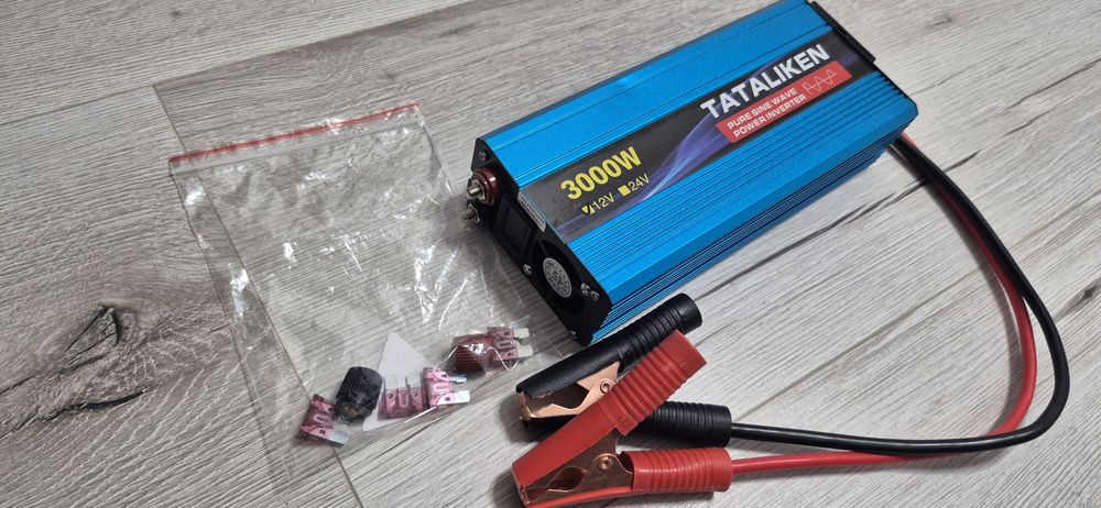 Инвертор Tataliken 1600W и 3000w  12V-220V Чистый Синус (для котла/нас