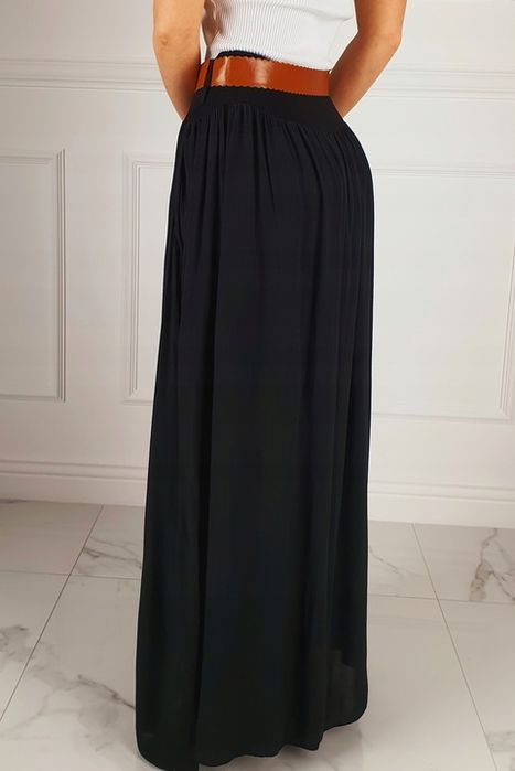 Zwiewna Długa Spódnica Maxi Do Kostek Boho Damska