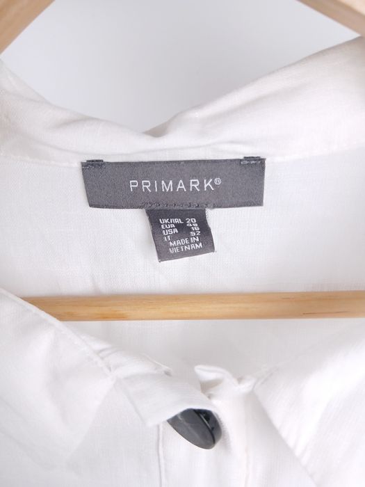Elegancka biała koszula damska Primark XXL rękaw 3/4