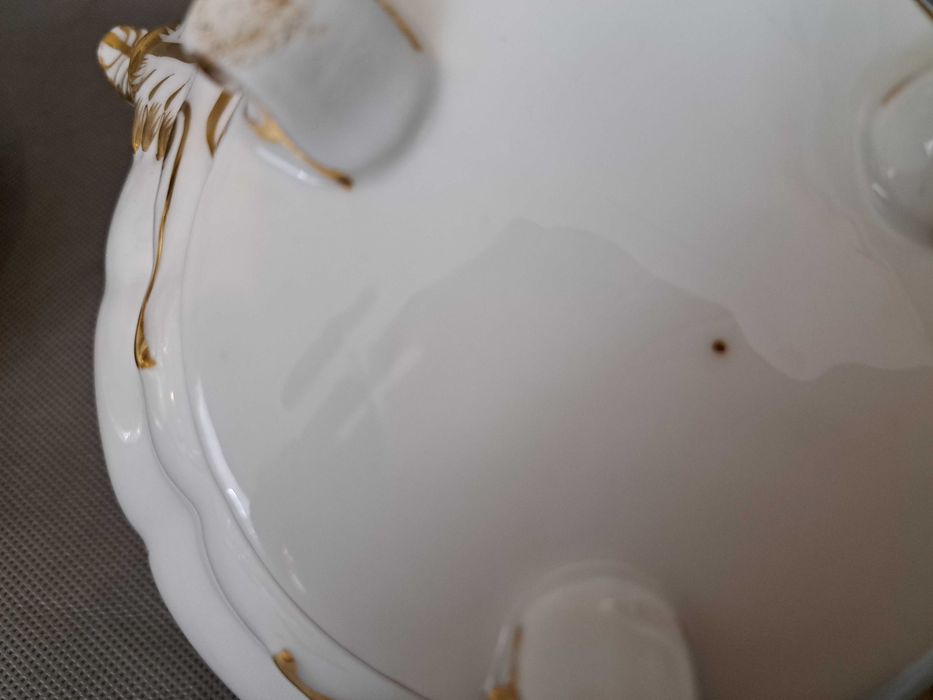 Serwis kawowy porcelanowy koniec XIX wieku